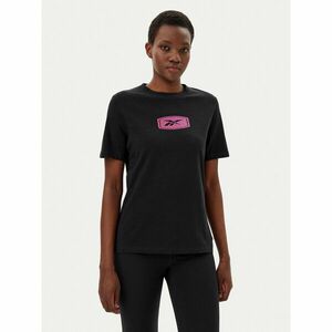 Reebok Póló 100218927 139-18-00 Fekete Regular Fit kép
