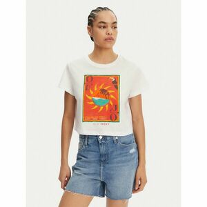 Roxy Póló ERJZT05921 Fehér Relaxed Fit kép