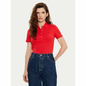 Lacoste Pólóing PF5462 Piros Slim Fit kép