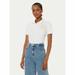 Versace Jeans Couture Pólóing 78HAGT00 Fehér Regular Fit kép