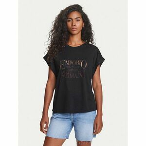 Emporio Armani Póló EW000616 AF12187 UC001 Fekete Loose Fit kép