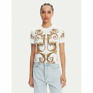 Versace Jeans Couture Póló 78HAH6P8 Fehér Slim Fit kép