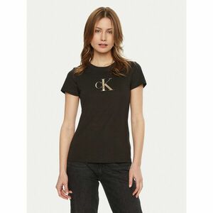 Calvin Klein Jeans Póló Gradient J20J224982 Fekete Slim Fit kép