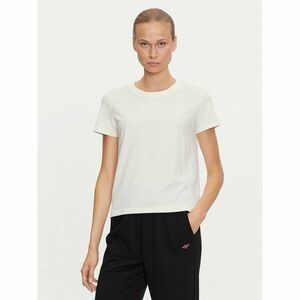 4F Póló 4FWAW24TTSHF1650 Ekru Regular Fit kép