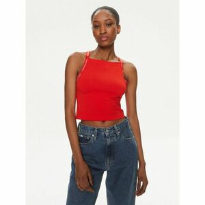 Calvin Klein Jeans Felső Logo J20J223110 Piros Slim Fit kép