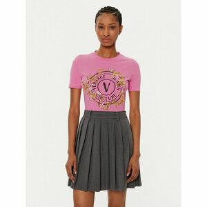 Versace Jeans Couture Póló 78HAHC01 Rózsaszín Regular Fit kép