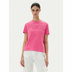 Versace Jeans Couture Póló 78HAHS04 Rózsaszín Regular Fit kép