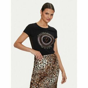 Guess Póló Logo W4YI24 J1314 Fekete Slim Fit kép