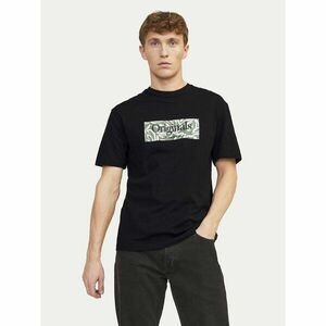 Jack&Jones Póló Lafayette 12250436 Fekete Relaxed Fit kép