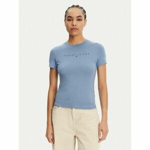 Tommy Jeans Póló Tonal Linear DW0DW20315 Kék Slim Fit kép