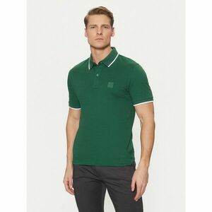 BOSS Pólóing Passertip 50507699 Zöld Slim Fit kép