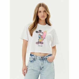 ONLY Póló Mickey Minnie 15348126 Fehér Regular Fit kép