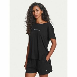 Emporio Armani Póló EW000780 AF12192 UC001 Fekete Regular Fit kép