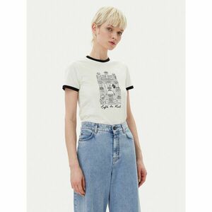KARL LAGERFELD Póló A2W17087 Ekru Regular Fit kép