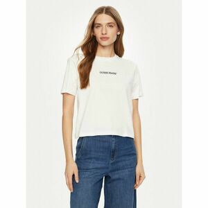 Guess Jeans Póló W5RI42 K8HM0 Fehér Regular Fit kép