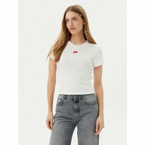 ONLY Póló Daniella 15350554 Fehér Slim Fit kép