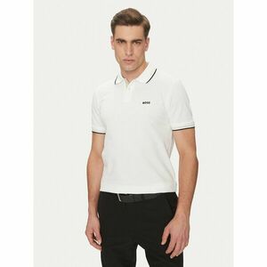 BOSS Pólóing Paul 50506193 Bézs Slim Fit kép
