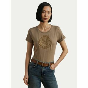 LAUREN RALPH LAUREN Póló 200963905002 Bézs Relaxed Fit kép