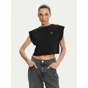 TWINSET Póló 251TT2043 Fekete Regular Fit kép