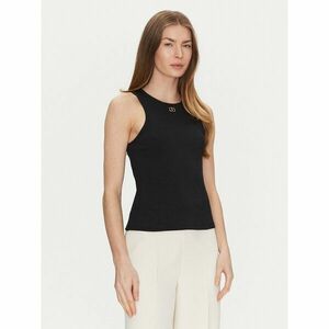 TWINSET Felső 251TP2550 Fekete Slim Fit kép