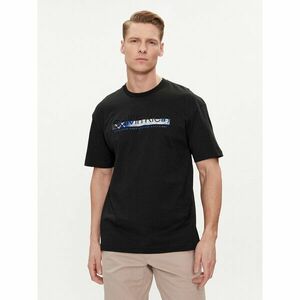 Calvin Klein Póló Raised Linear Logo K10K112490 Fekete Regular Fit kép