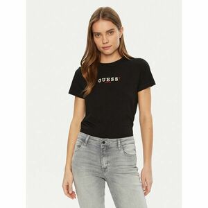Guess Jeans Póló W5RI54 J1314 Fekete Regular Fit kép