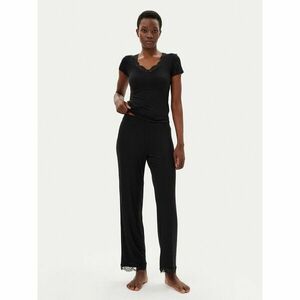 Hunkemöller Pizsama Nanna 301483 Fekete Regular Fit kép