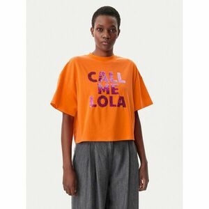 LOLA CASADEMUNT Póló LS2515054 Narancssárga Relaxed Fit kép