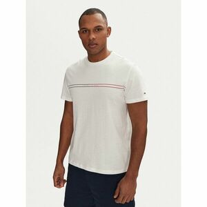 Tommy Jeans Póló Entry Graphic DM0DM20779 Fehér Slim Fit kép