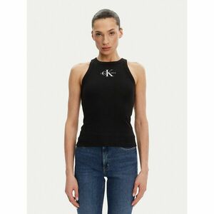 Calvin Klein Jeans Felső Monologo J20J225301 Fekete Slim Fit kép