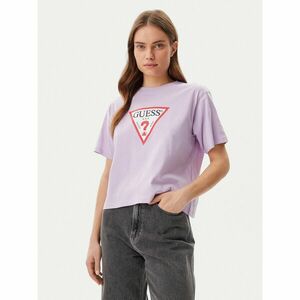 Guess Jeans Póló W4YI73 K8HM0 Lila Boxy Fit kép
