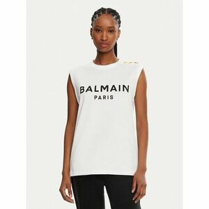 Balmain Felső CF1ED001BB02 Fehér Relaxed Fit kép