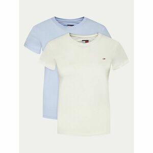 Tommy Jeans 2 póló készlet DW0DW21366 Színes Slim Fit kép