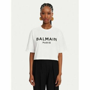 Balmain Póló BF1EE020BB02 Fehér Relaxed Fit kép
