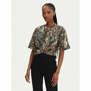 Just Cavalli Póló 78PAHE01 Barna Regular Fit kép