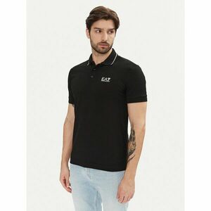 EA7 Emporio Armani Pólóing 8NPF16 PJVUZ 1200 Fekete Slim Fit kép