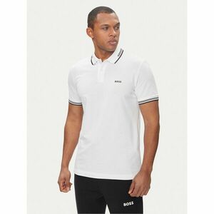 Boss Pólóing Paul 50506193 Fehér Slim Fit kép