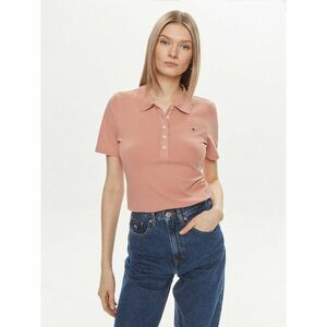 Tommy Hilfiger Pólóing 1985 WW0WW37823 Rózsaszín Slim Fit kép