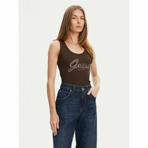 Guess Felső W5YP00 KCXJ2 Barna Regular Fit kép
