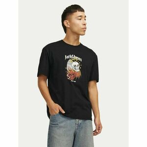 Jack&Jones Póló Seven Skull 12262491 Fekete Regular Fit kép