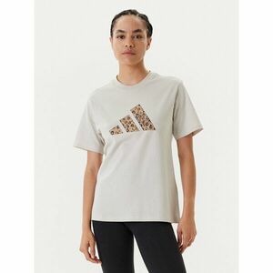 adidas Póló Animal Graphic JM4423 Bézs Regular Fit kép