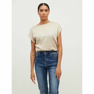 Vila Póló Ellette 14059563 Bézs Regular Fit kép