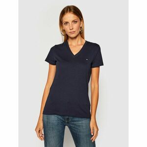 Tommy Hilfiger Póló Heritage V-Neck Tee WW0WW24969 Sötétkék Regular Fit kép