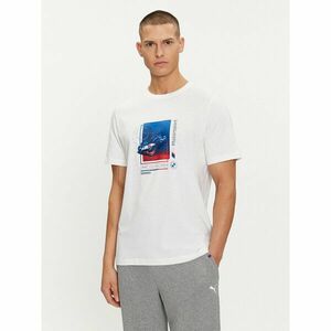 Puma Póló BMW MMS Car Graphic 624158 Fehér Regular Fit kép