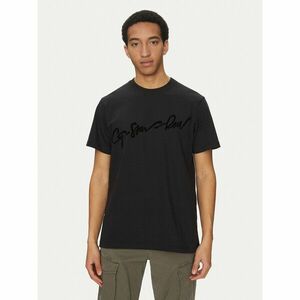 G-Star Raw Póló Floock G-Script D25148-C784 Fekete Regular Fit kép