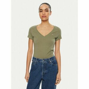 Tommy Jeans Póló DW0DW20458 Zöld Slim Fit kép