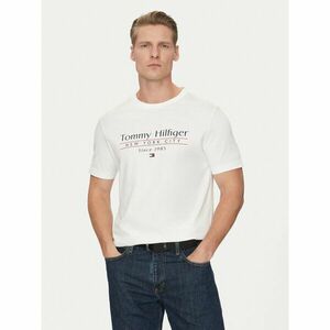 Tommy Hilfiger Póló Center Stack MW0MW38621 Fehér Regular Fit kép