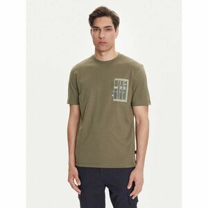 BOSS Póló Te_Container 50546920 Zöld Regular Fit kép