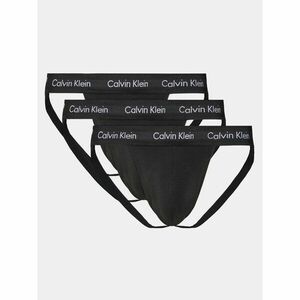 Calvin Klein Underwear 3db-os Jock strap alsónadrág szett 000NB3363A Fekete kép