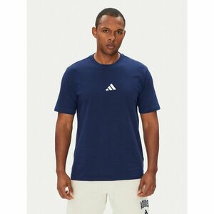 adidas Póló Essentials Small Logo JF1093 Sötétkék Regular Fit kép